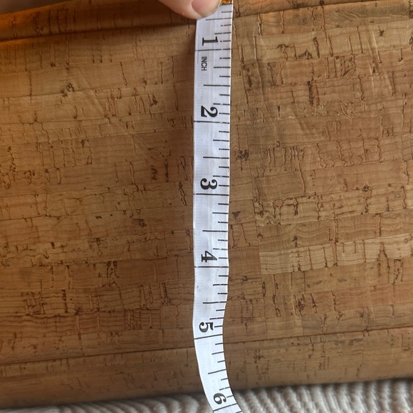 Tan Corkor Satchel Bag made in Portugal Vegan Eco Friendly - Picture 8 of 13